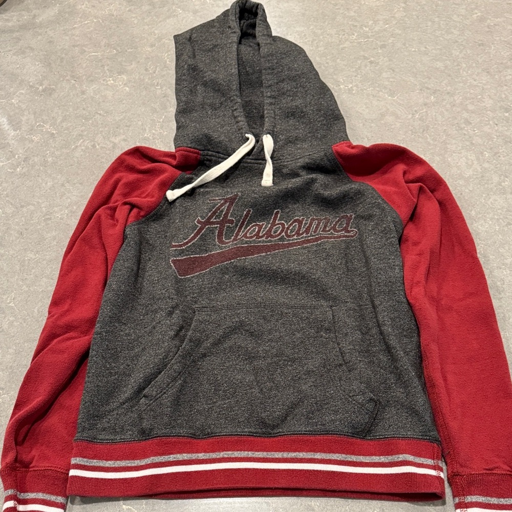 Alabama Hoodie with Red Sleeves